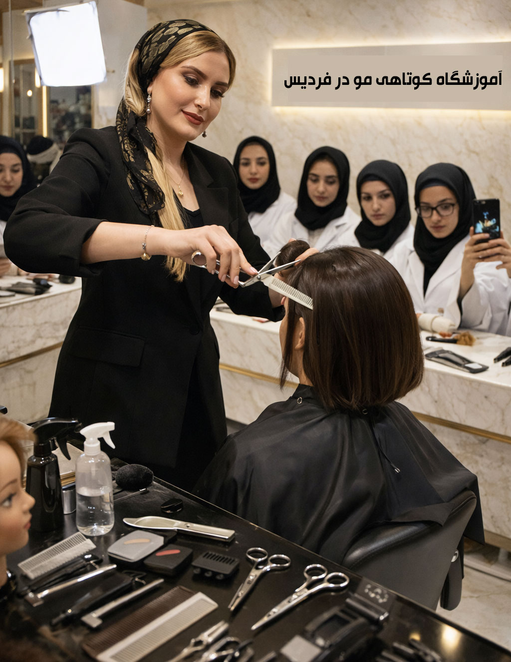 قیمت کلاس کوتاهی مو در فردیس