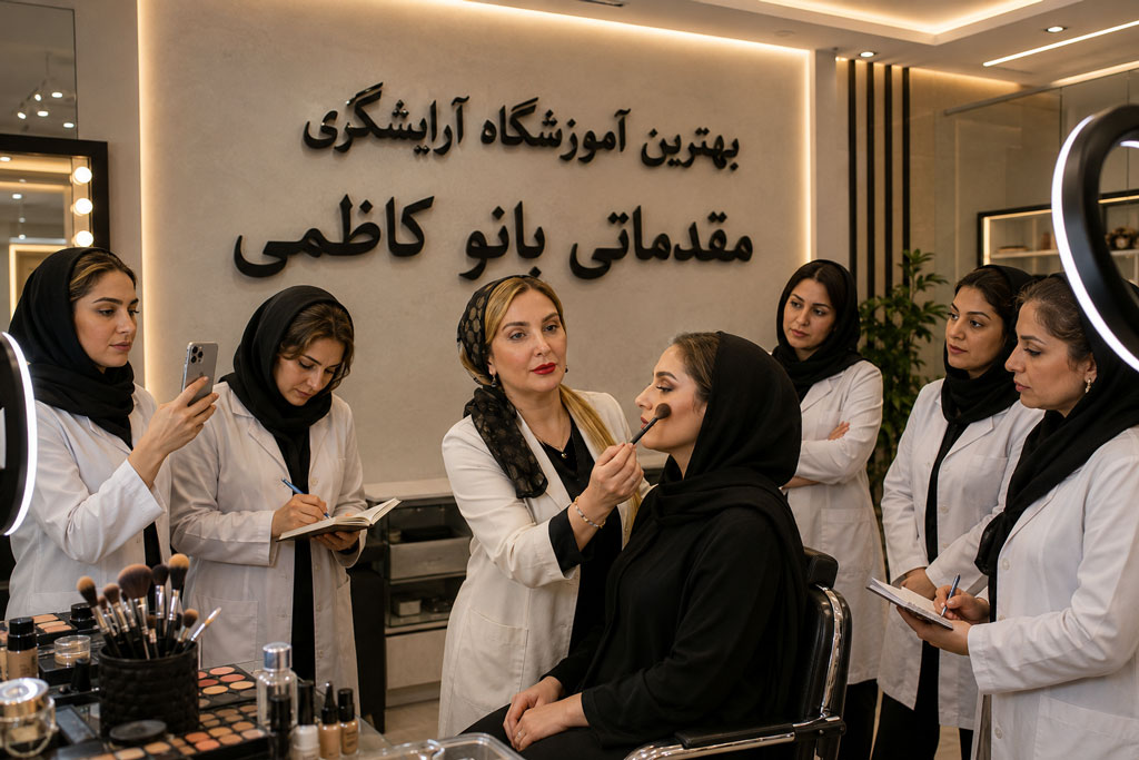آموزشگاه آرایشگری مقدماتی برای دیپلم آرایشگری در فردیس
