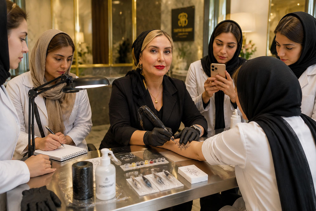 بهترین آموزشگاه تاتو بدن در فردیس