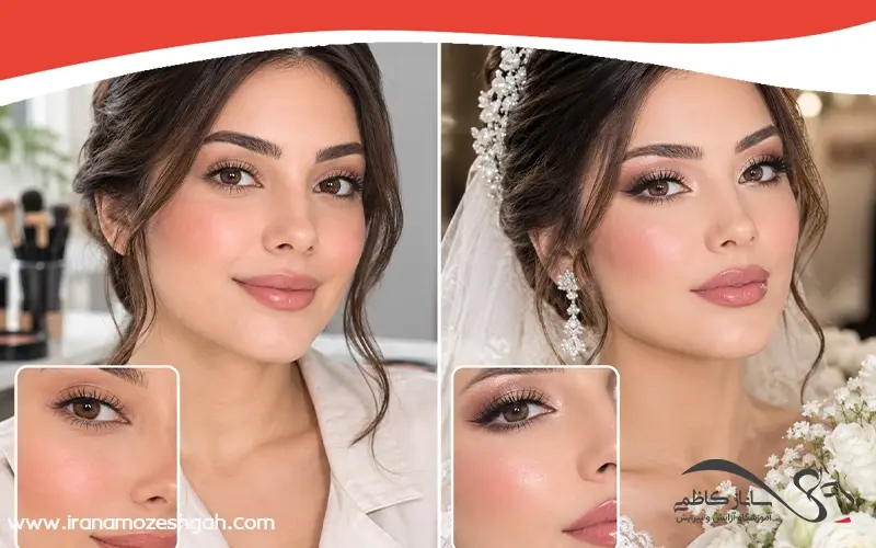 تفاوتهای جزئی آرایش لایت با میکاپ تخصصی عروس