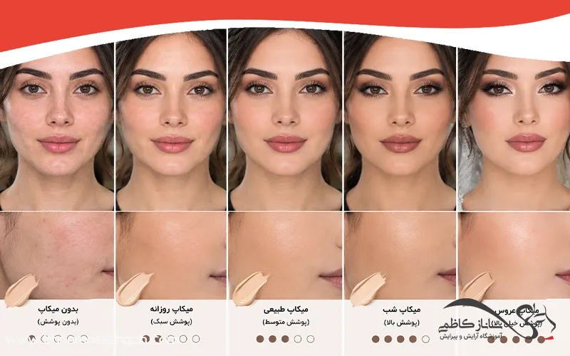 تفاوت میکاپ روز شب و عروس
